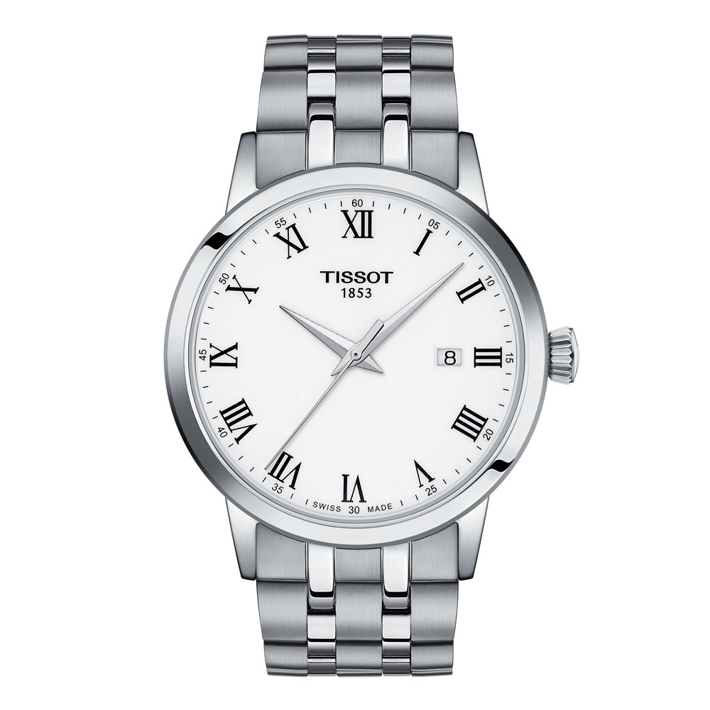 Tissot Men's Classic Dream White Dial Watch