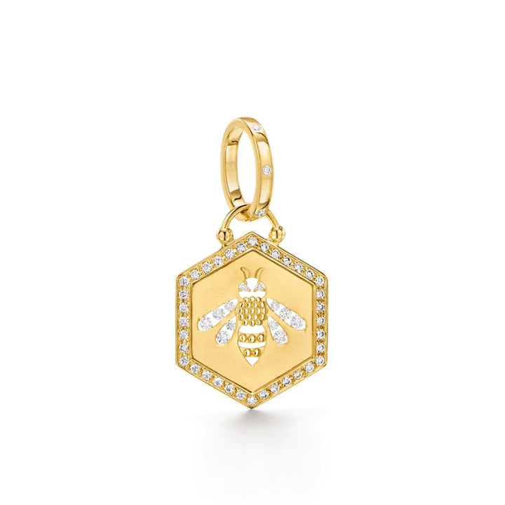 Temple St. Clair 18K Cutout Bee Pendant - P11805-BEECUT