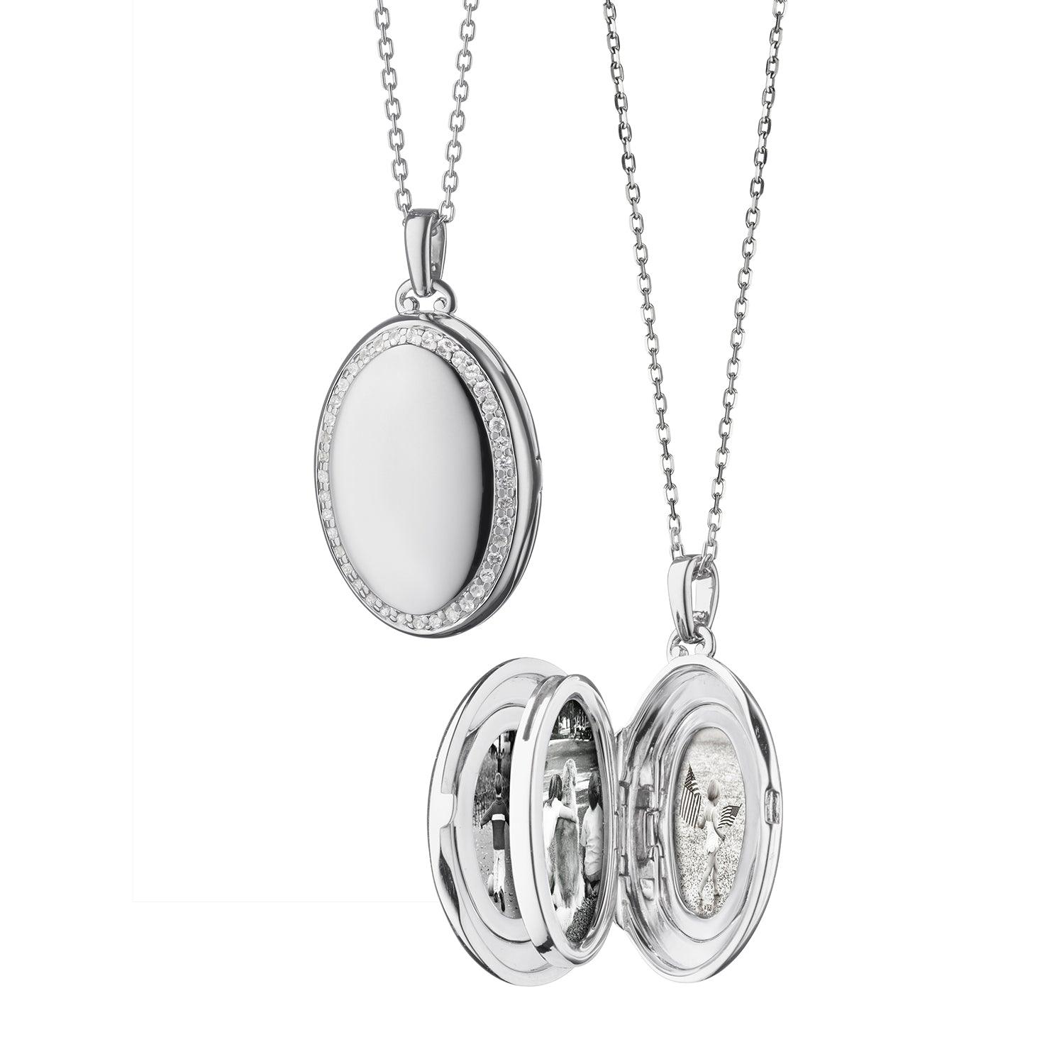The Four Image "Midi" Sapphire Locket