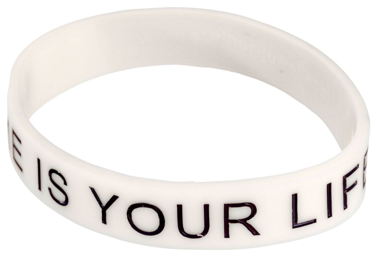 TIYL - Rubber Bracelet, White