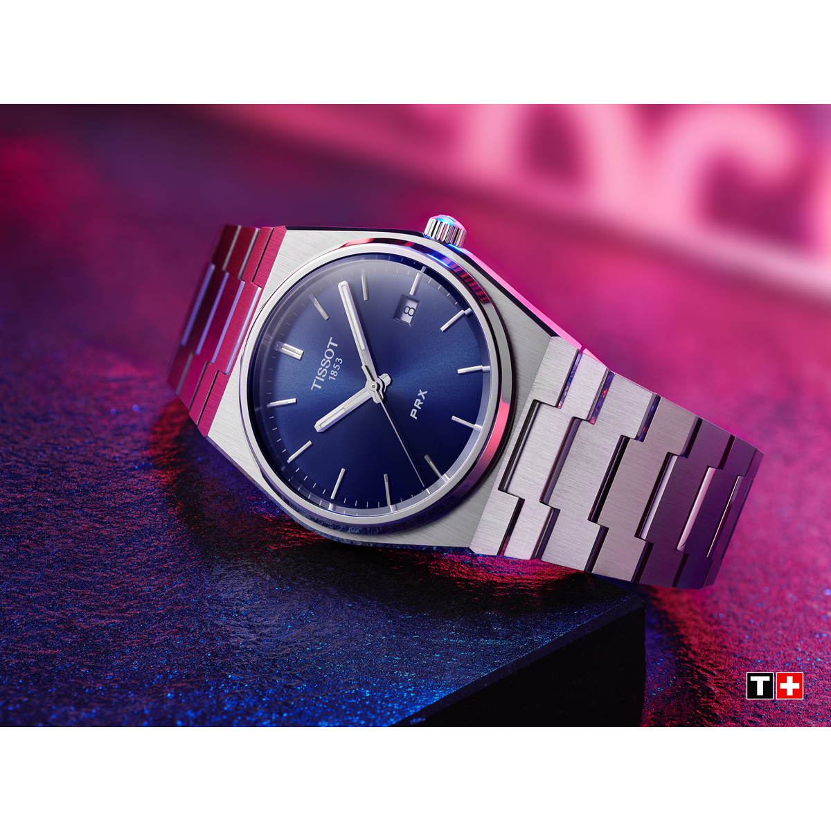 PRX Blue Dial S/S