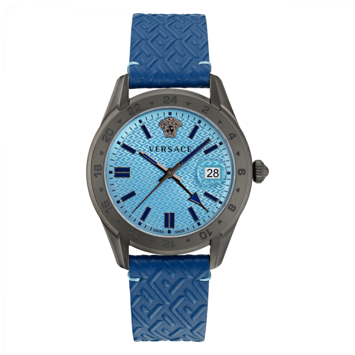 Versace® Analogue 'Greca Time Gmt' Men's Watch VE7C00423