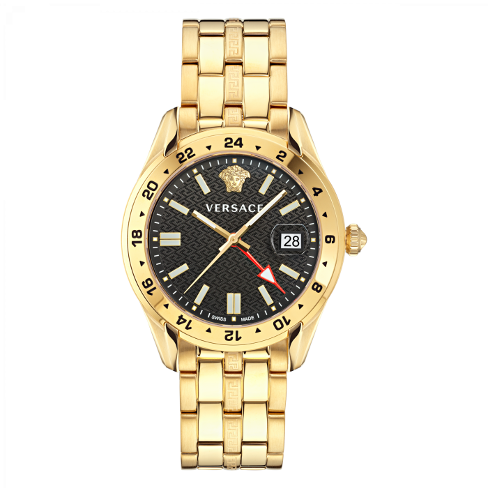 Versace® Analogue 'Greca Time Gmt' Men's Watch VE7C00723