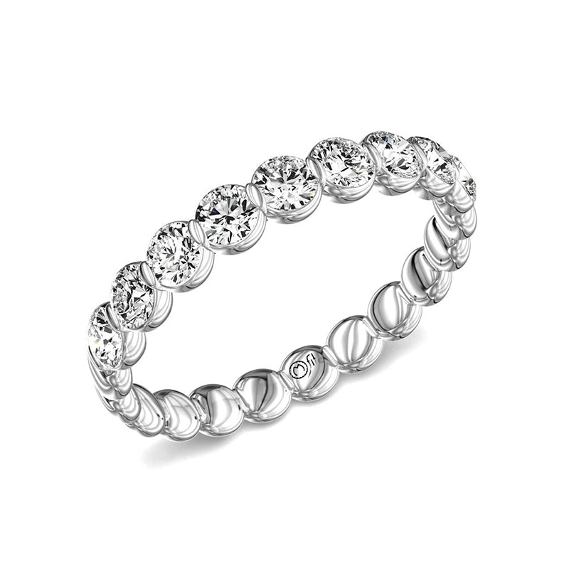 My Caroline White Gold 1.00ctw Wedding Band- UVC1061WR5JN