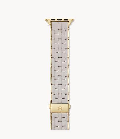 Wheat Silicone-Wrapped Bracelet Band for Apple Watch®