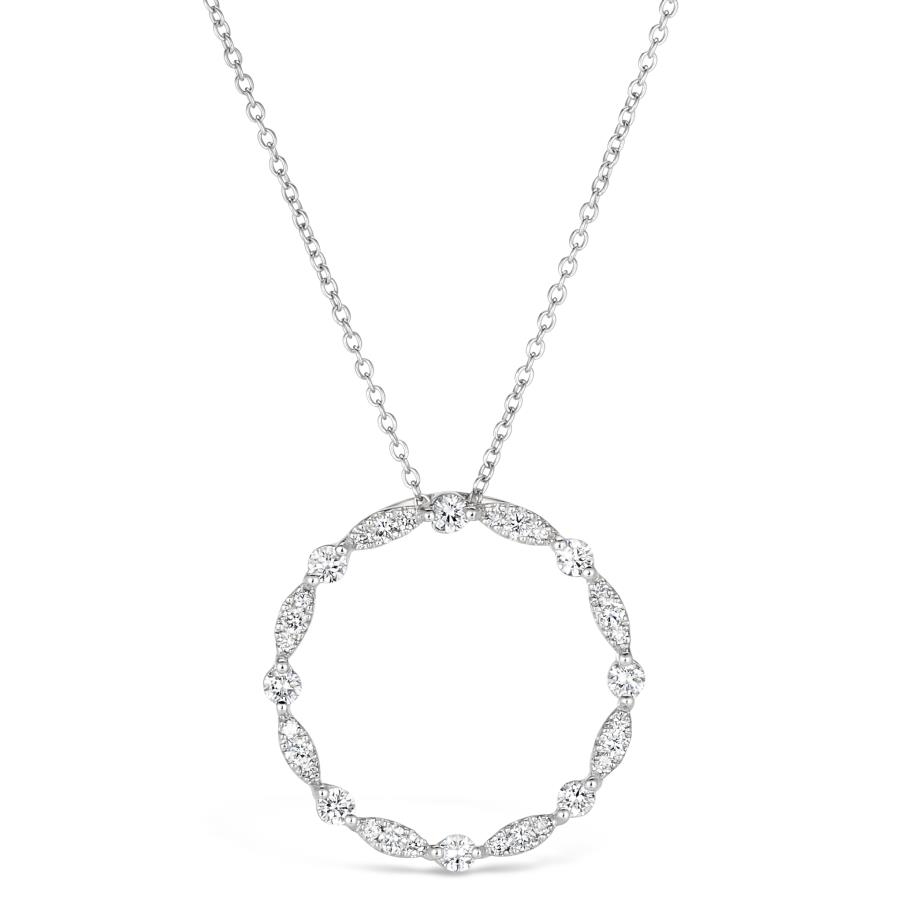 Le Vian Platinum & Diamond Circle Pendant