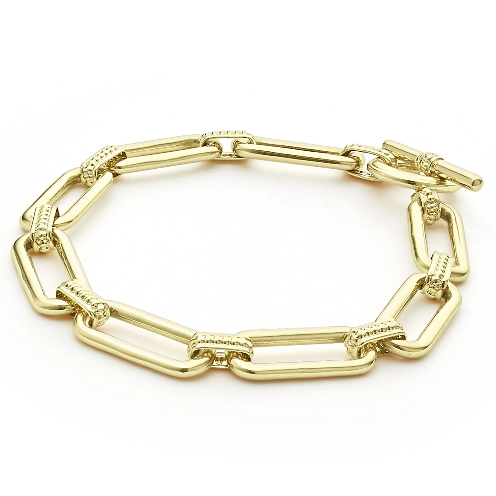 18K Gold Link Bracelet