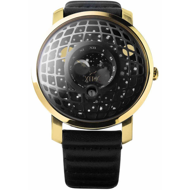 Xeric Trappist-1 American Moonphase Gold Black